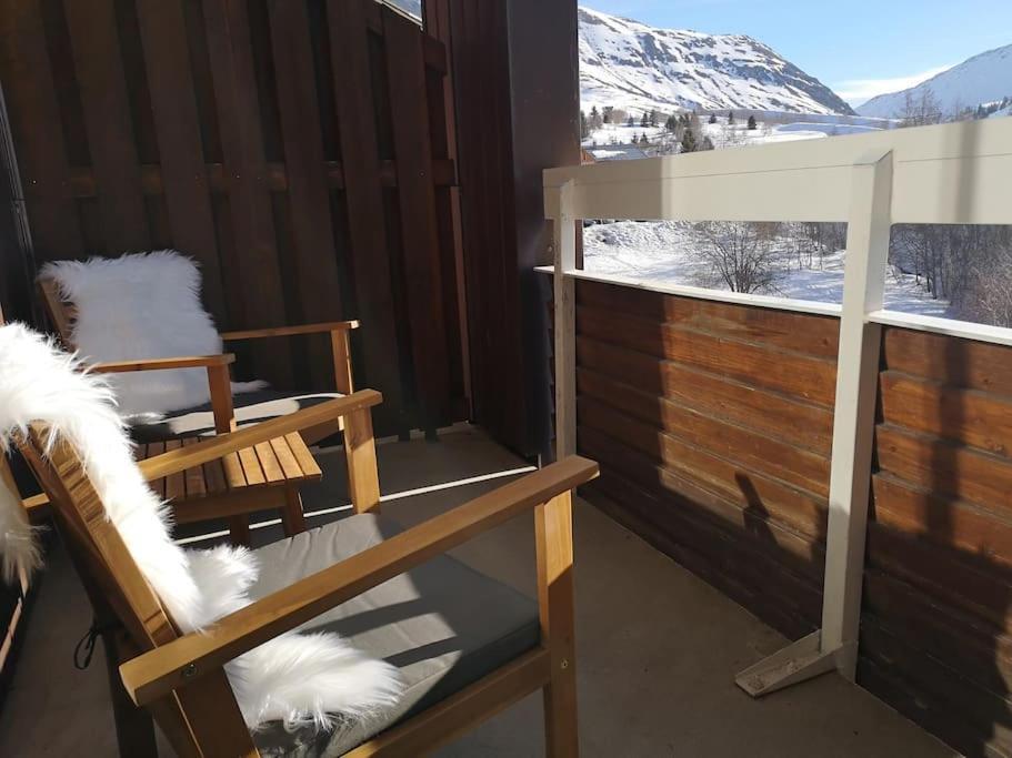 Au Pied Des Pistes Avec Parking Entierement Renove Lejlighed Huez Eksteriør billede